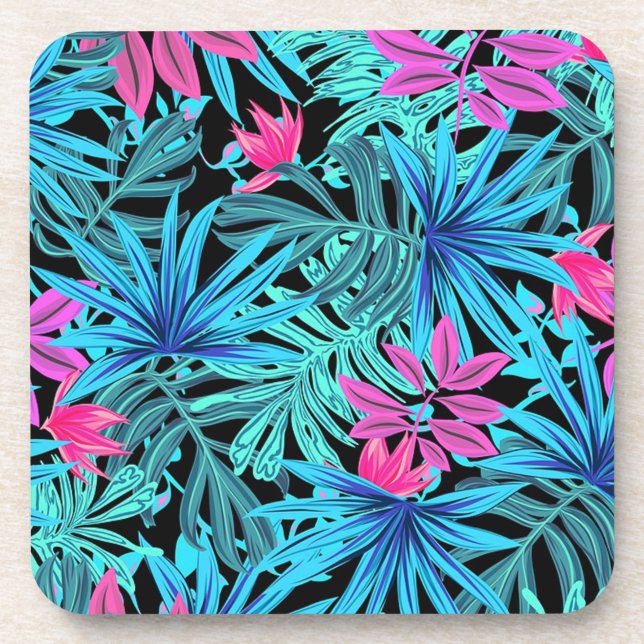 Dessous-de-verre Feuilles tropicaux (Devant)