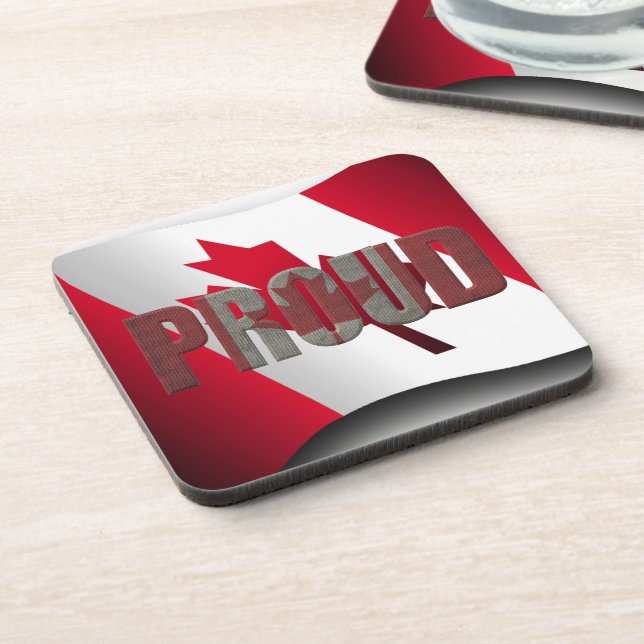 Dessous-de-verre Fier canadien (Côté gauche)