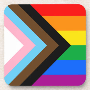 Dessous-de-verre Fierté de progrès LGBTQ+