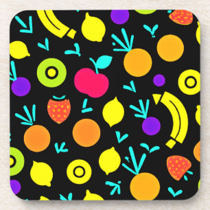 Dessous-de-verre Fiesta aux fruits lumineux