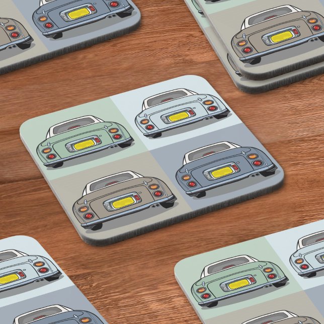 Dessous-de-verre Figarations Cute Figaro Parking de 6 Dessous de ve (Set of 6 coaster for the figaro fan. Featuring all the original figarations)