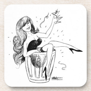 Dessous-de-verre Fille de fête