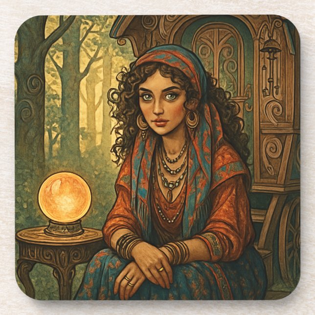 Dessous-de-verre Fille Gitane (Devant)