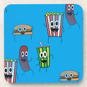 Dessous-de-verre film popcorn