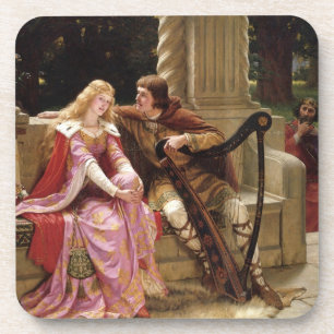 Dessous-de-verre Fin du flirt de chanson Edmund Blair Leighton