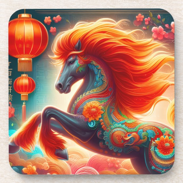 Dessous-de-verre Fire Horse (Devant)