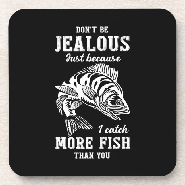 Dessous-de-verre Fisher Dons Plus De Poisson Que Vous (Devant)
