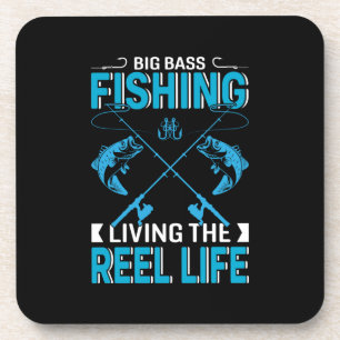 Dessous-de-verre Fisher Gift Big Fishing Vivre La Vie