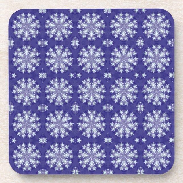Dessous-de-verre Flacons de neige congelés (Devant)