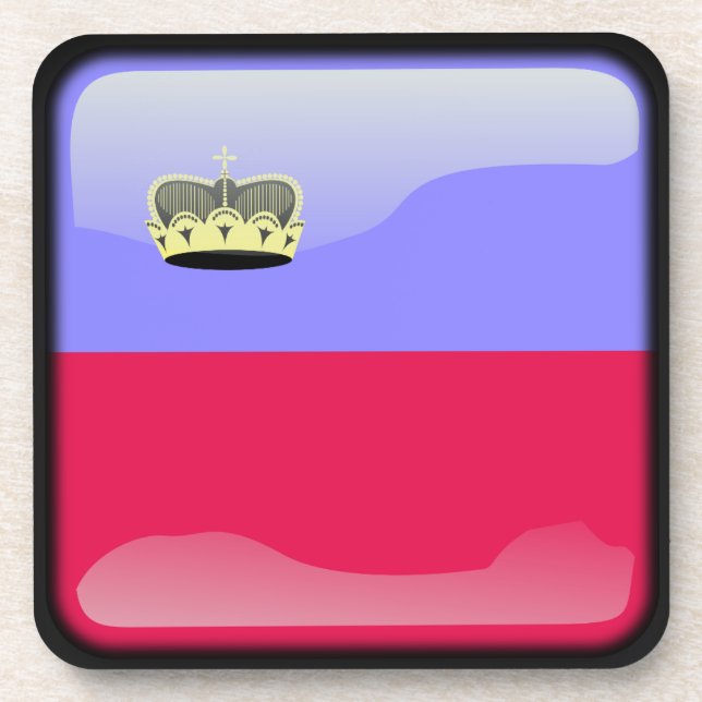 Dessous-de-verre Flag of Liechtenstein (Devant)