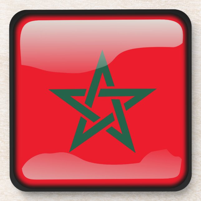 Dessous-de-verre Flag of Morocco (Devant)