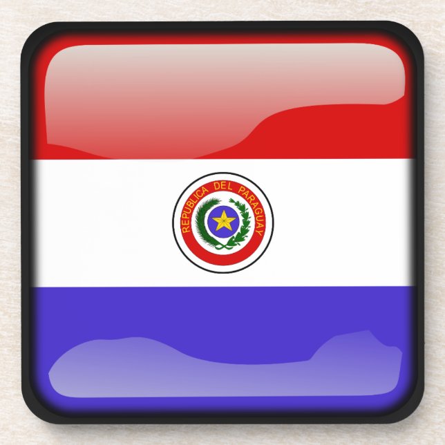 Dessous-de-verre Flag of Paraguay (Devant)