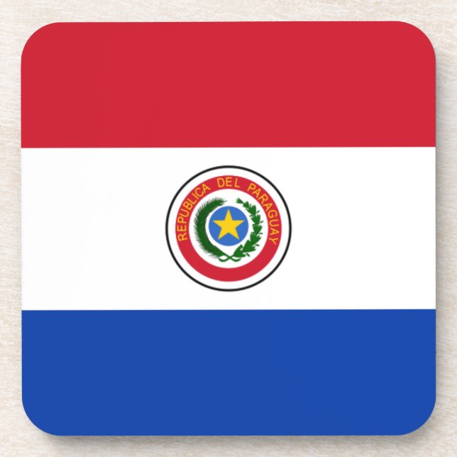 Dessous-de-verre Flag of Paraguay (Devant)