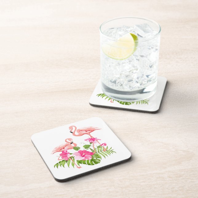 Dessous de verre Flamant rose (Côté Droit)