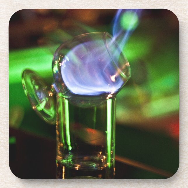 Dessous de verre flambants de liège de Sambuca (Devant)