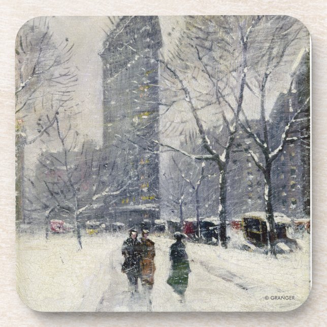 DESSOUS-DE-VERRE FLATIRON CONSTRUISANT NEW YORK CITY (Devant)