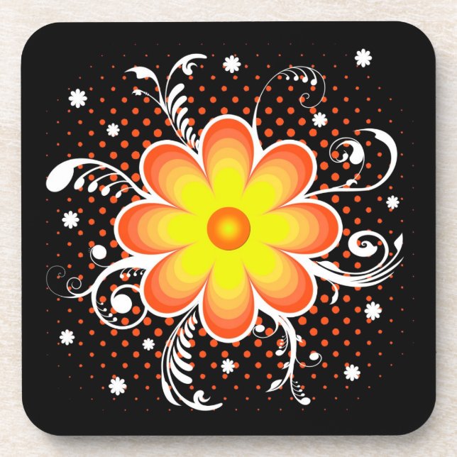 Dessous-de-verre Fleur (Devant)