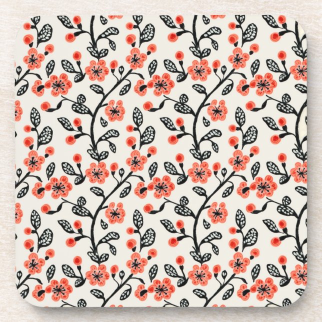 Dessous-de-verre Fleur de cerise (Devant)