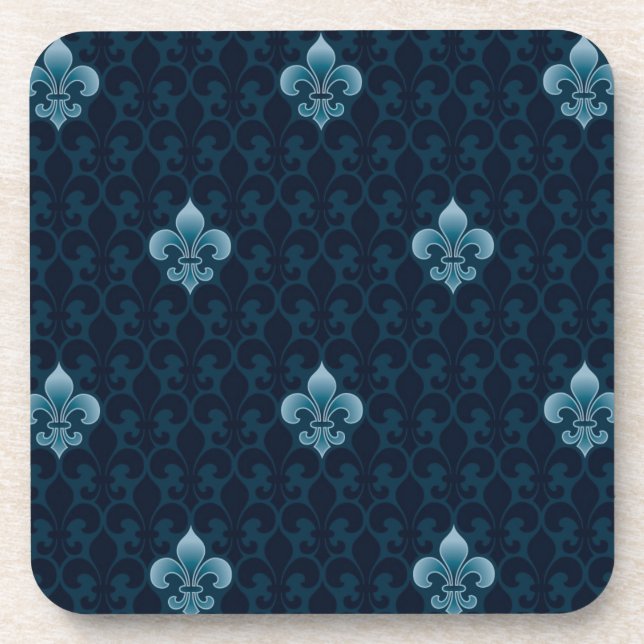 Dessous-de-verre Fleur De Lis Pattern (Devant)