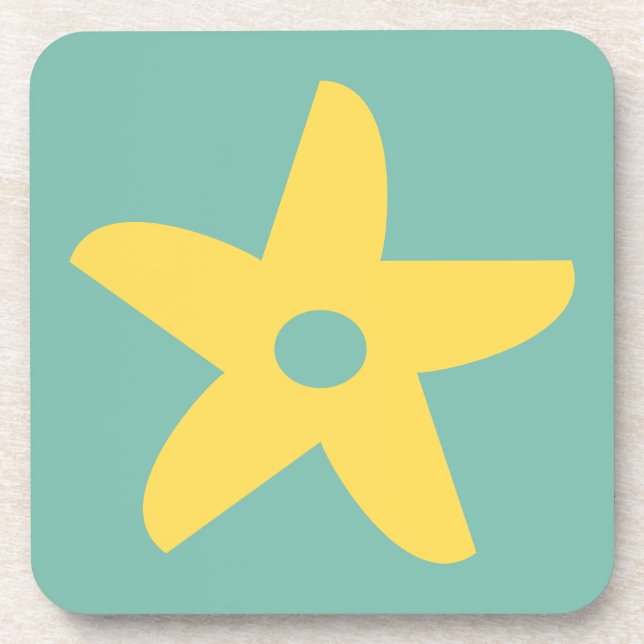 Dessous-de-verre Fleur drôle (Devant)