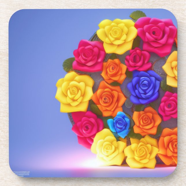 Dessous-de-verre Fleurs d'art (Devant)