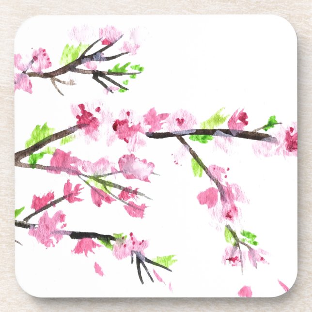 Dessous-de-verre Fleurs de cerisiers (Devant)