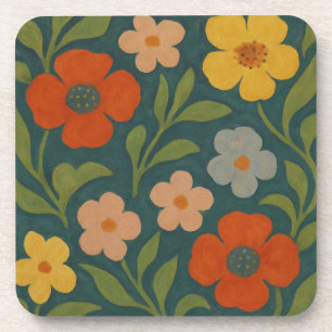 Dessous-de-verre Fleurs de Cottage