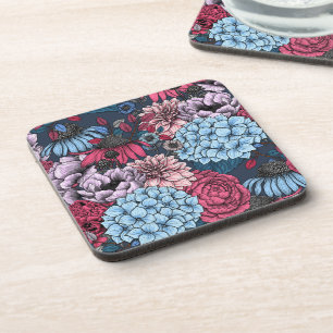 Dessous-de-verre Fleurs de jardin