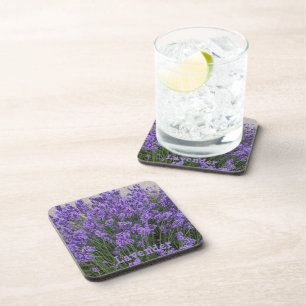Dessous-de-verre Fleurs de Lavande Violette Florale