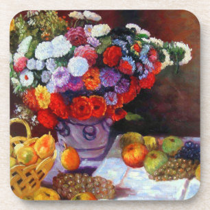 Dessous-de-verre Fleurs de Monet et fruits