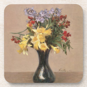 Dessous-de-verre Fleurs de ressort, 1869 (huile sur la toile)