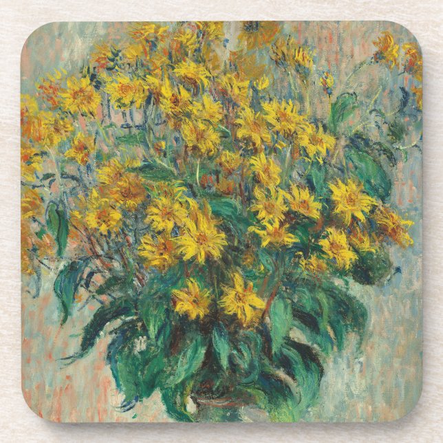 Dessous-de-verre Fleurs de topinambour par Claude Monet (Devant)