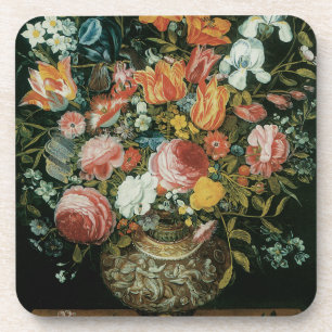 Dessous-de-verre Fleurs de vie vintages baroques dans un vase