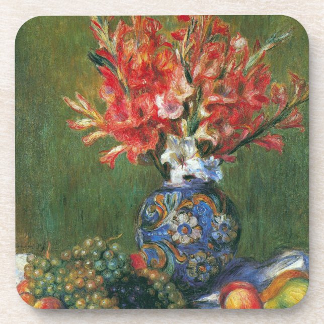 Dessous-de-verre Fleurs et fruits de Pierre Renoir (Devant)