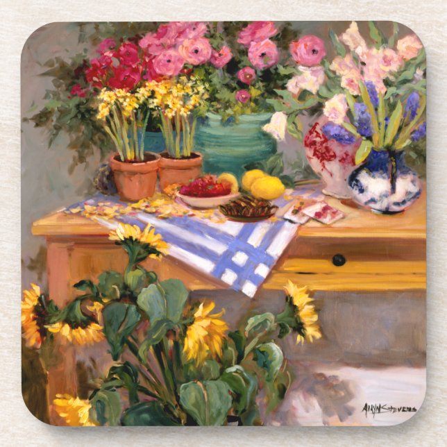 Dessous-de-verre Fleurs fraîches I (Devant)