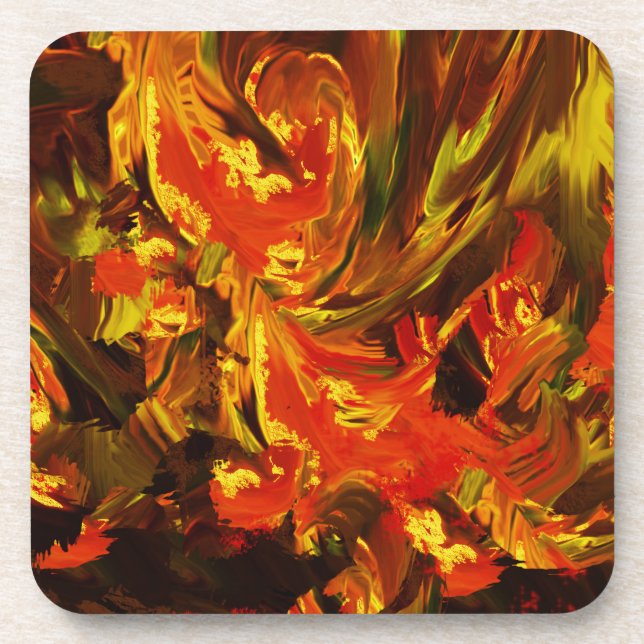 Dessous-de-verre Fleurs Imaginaires (Devant)