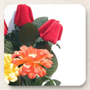 Dessous-de-verre Fleurs multicolores