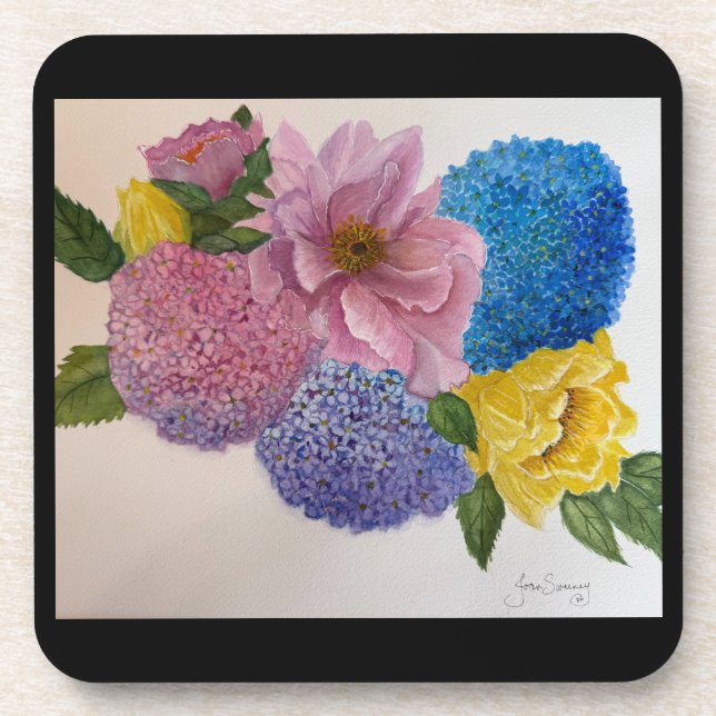 Dessous-de-verre Fleurs printanières (Devant)