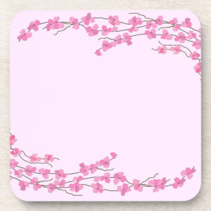 Dessous-de-verre Fleurs Roses Élégantes