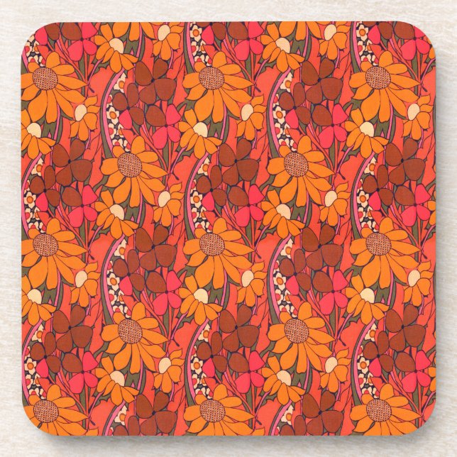 Dessous-de-verre Fleurs Super tombées (Devant)