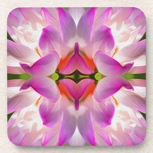 Dessous-de-verre FLEUVE PURPLE - Art Fractal - (Devant)