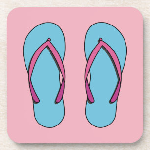 Dessous-de-verre Flip Flops de plage