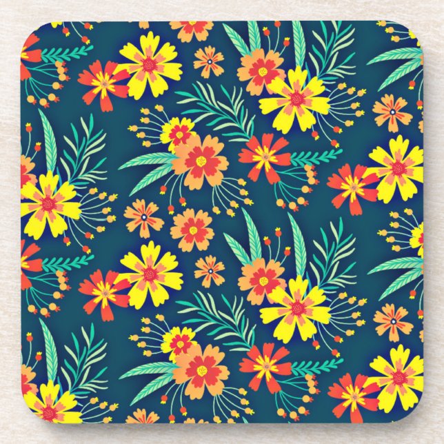 Dessous-de-verre Floral Arrière - plan Belle conception-46566 (Devant)