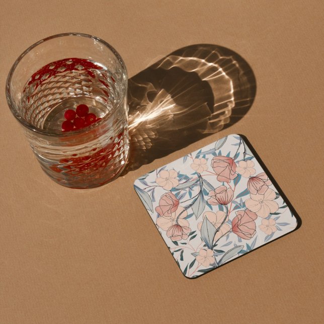 Dessous-de-verre Floral esthétique (Créateur téléchargé)