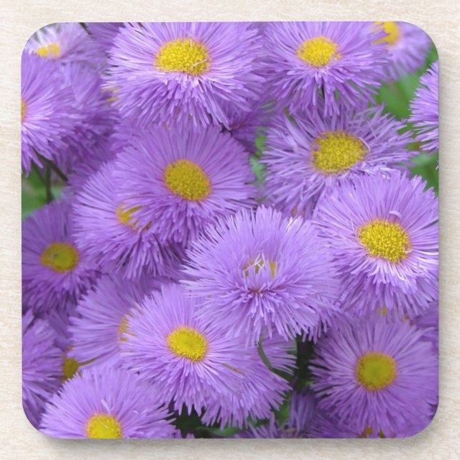 Dessous-de-verre Floral pourpre (Devant)