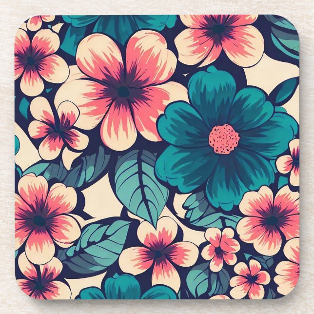Dessous-de-verre Flower tropical (Devant)