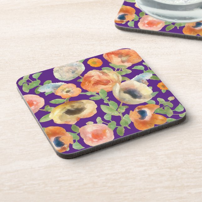 Dessous-de-verre Flowers (Côté gauche)