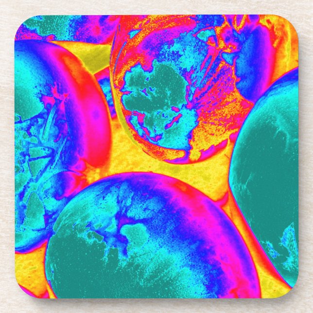 Dessous-de-verre fluorescent (Devant)