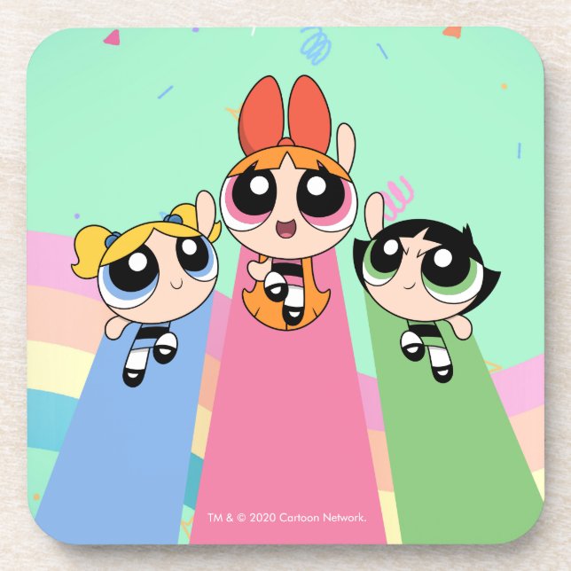 Dessous-de-verre Fly high Powerpuff (Devant)