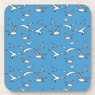 Dessous-de-verre Flying Birds - a Flock of Seagulls